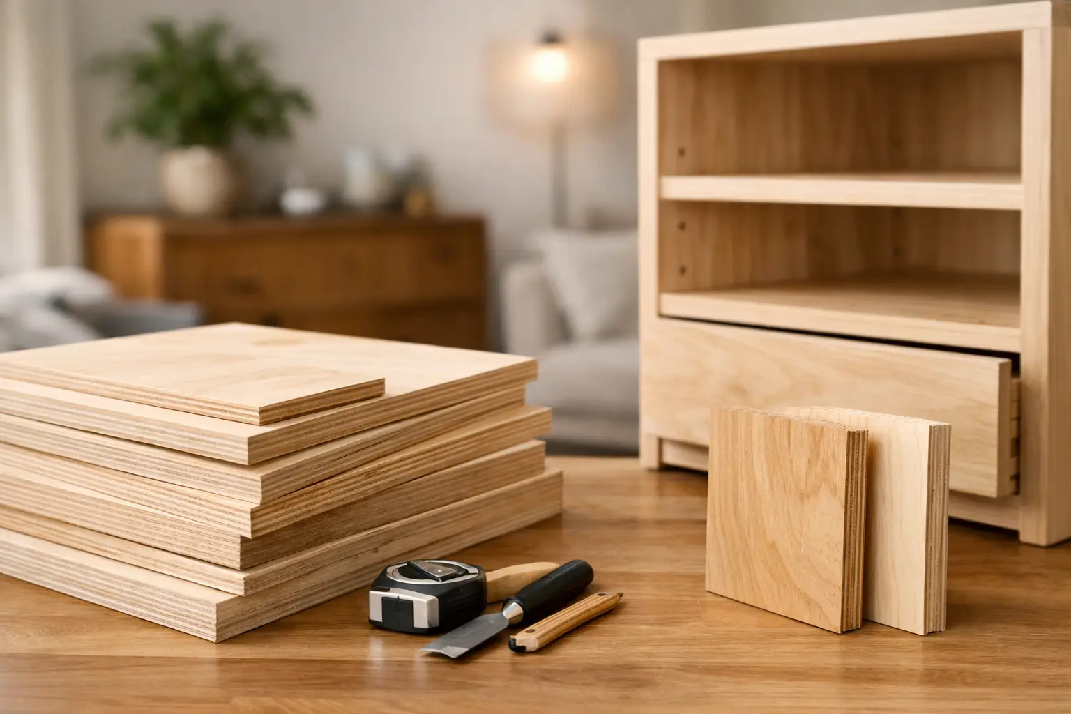 Cómo elegir triplay para muebles duraderos