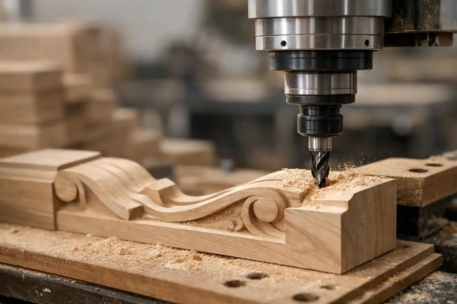 Maquinado CNC para madera personalizado y preciso
