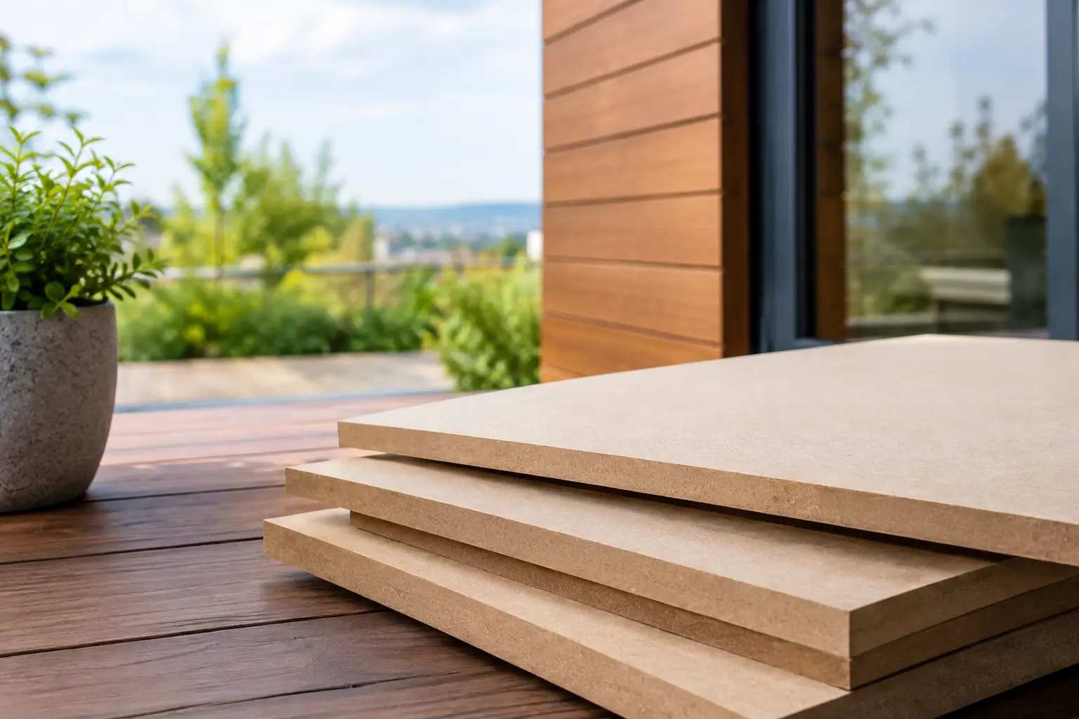 ¿Sirve el MDF para exterior en tus proyectos?