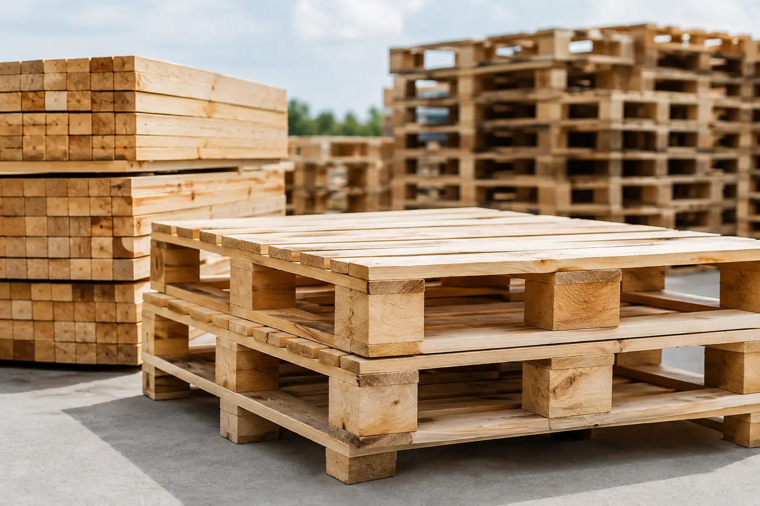 Qué madera sirve para tarimas de carga